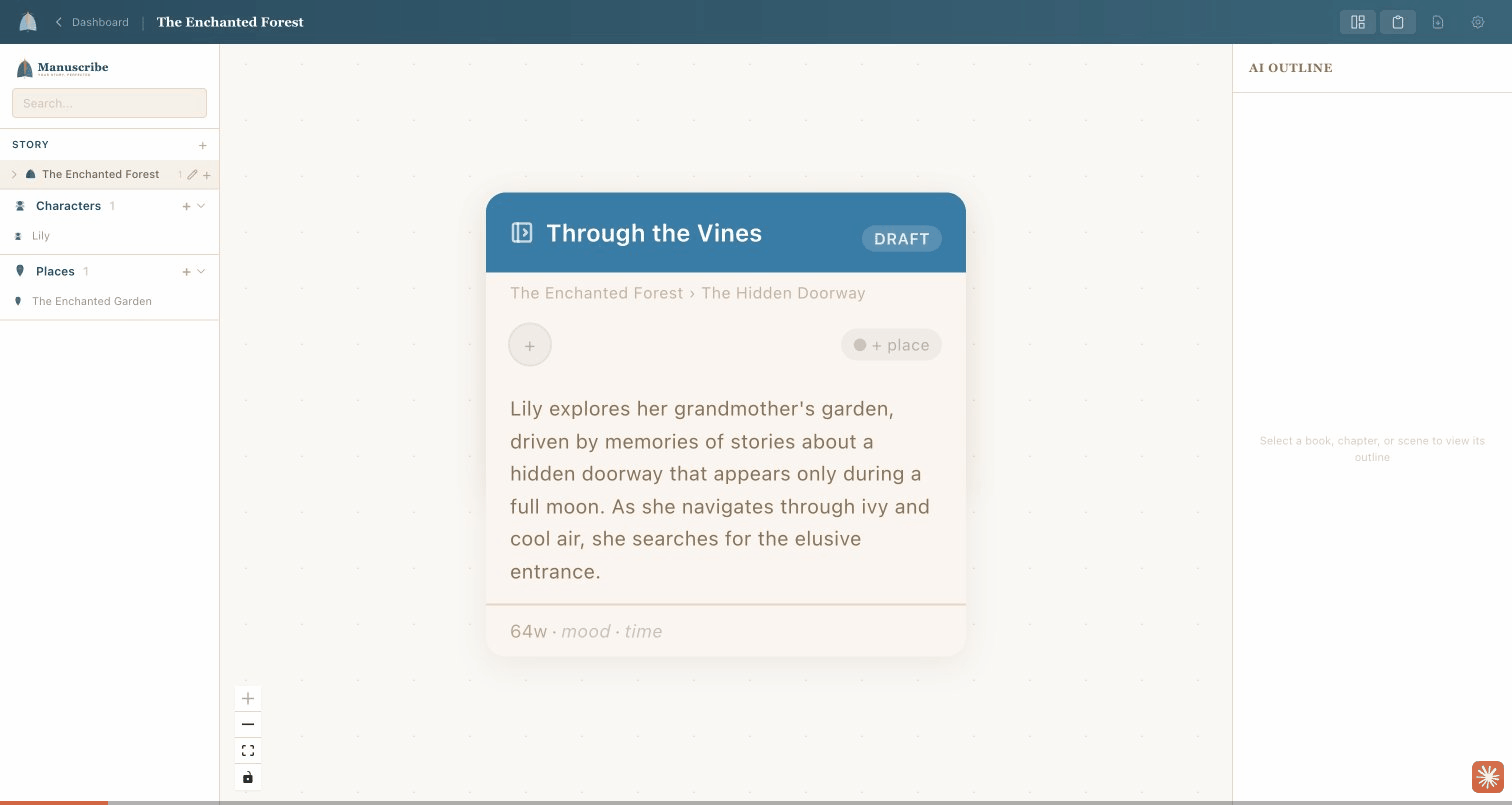 Cycling through all four right sidebar tabs: Outline, Timeline, Issues, and Chat