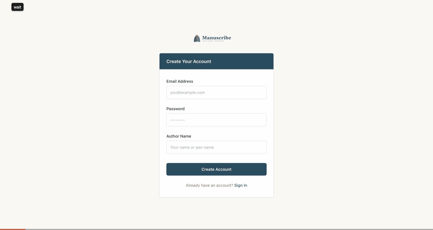 Walkthrough of the Narrovo sign-up and onboarding flow